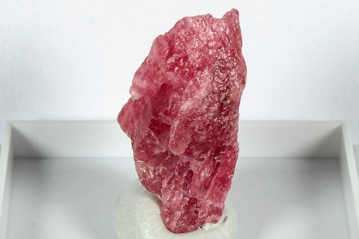 Striking Cherry-Red Rhodonite Specimen - Brazil #344953